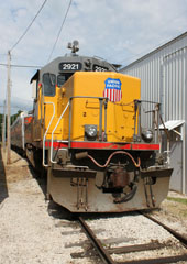 UP SD40T-2 #2921, Boone