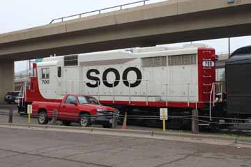 SOO GP30 #700, Lake Superior Railroad Museum