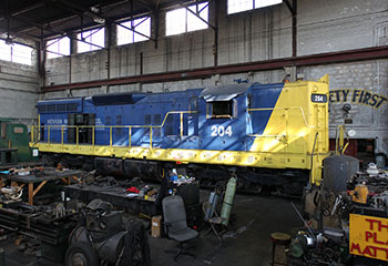 NN EMD SD9 #204, Nevada Northern Railway Museum
