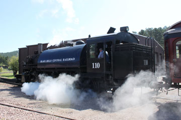 Black Hills Central Railroad  #110, Hill City