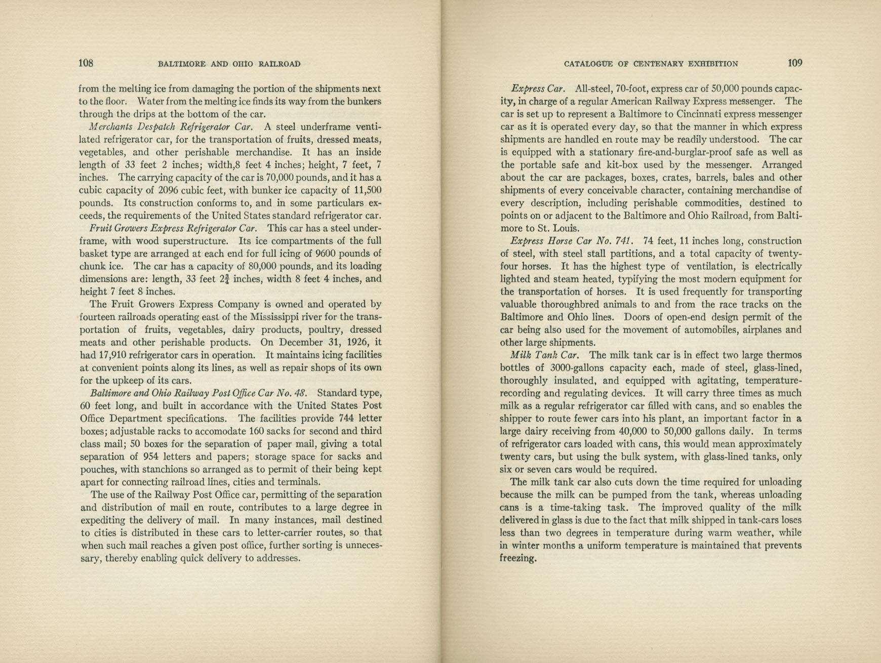 Catalogue of the Centenary Exhibition of the B&O Railroad