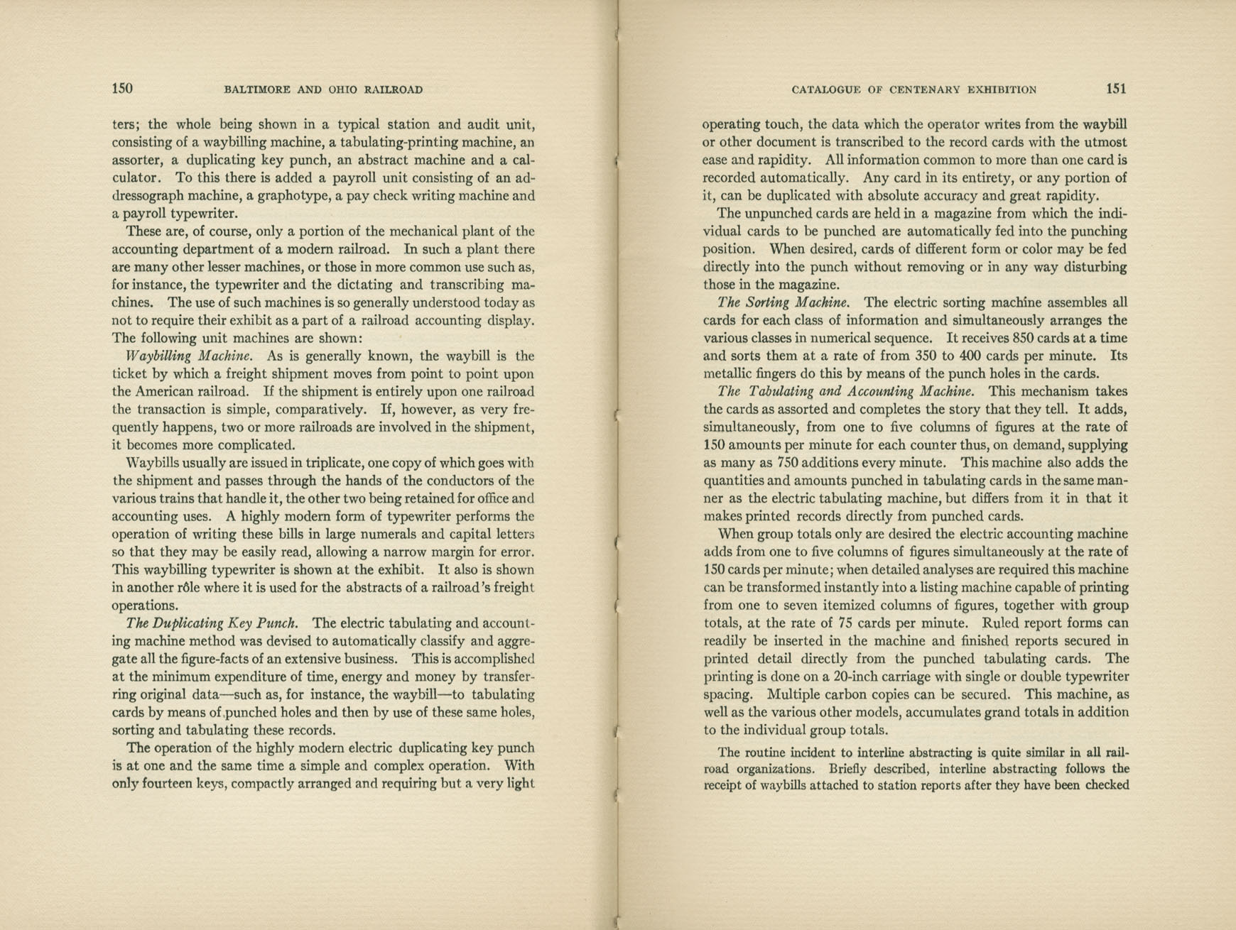 Catalogue of the Centenary Exhibition of the B&O Railroad