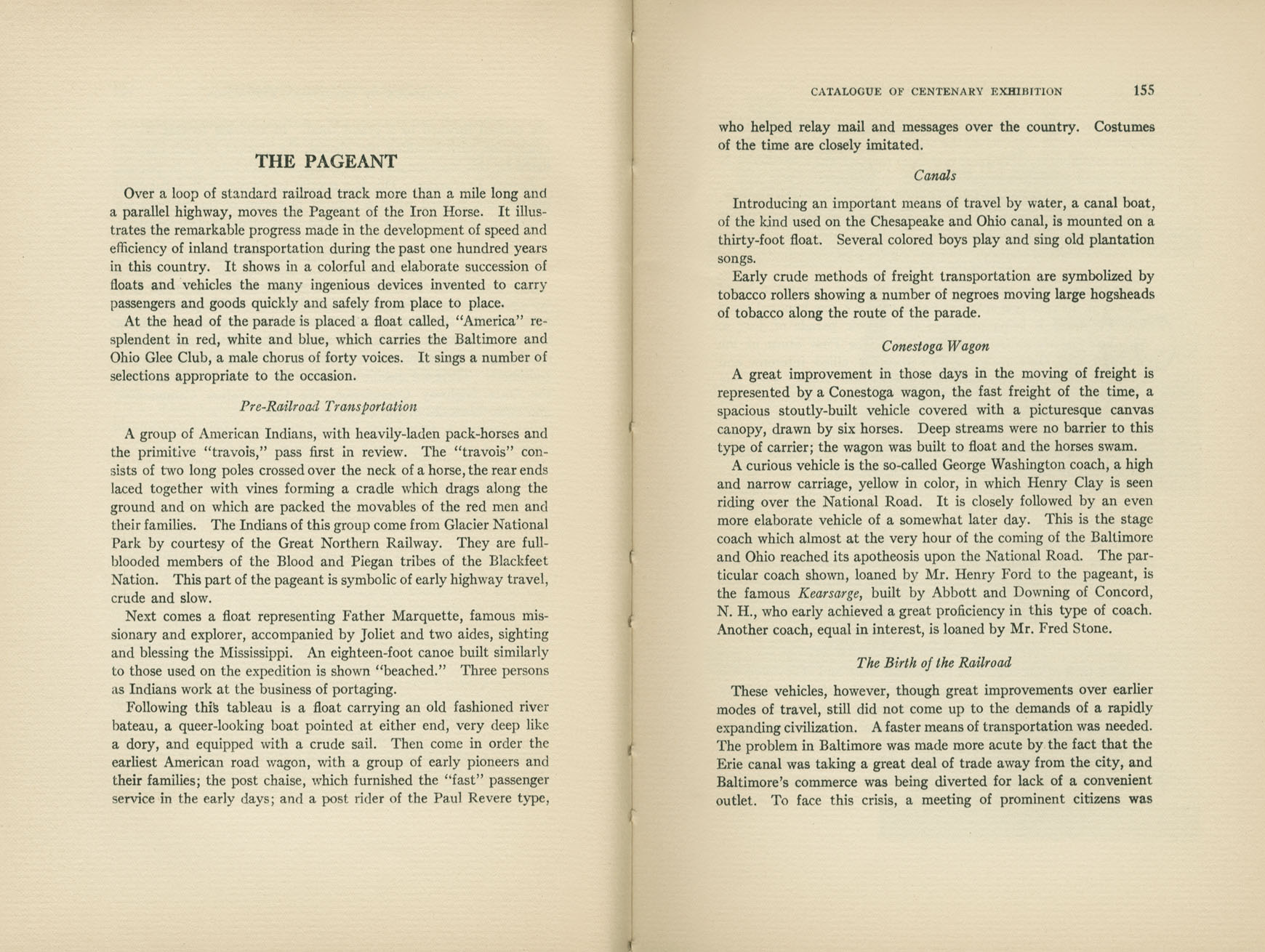 Catalogue of the Centenary Exhibition of the B&O Railroad