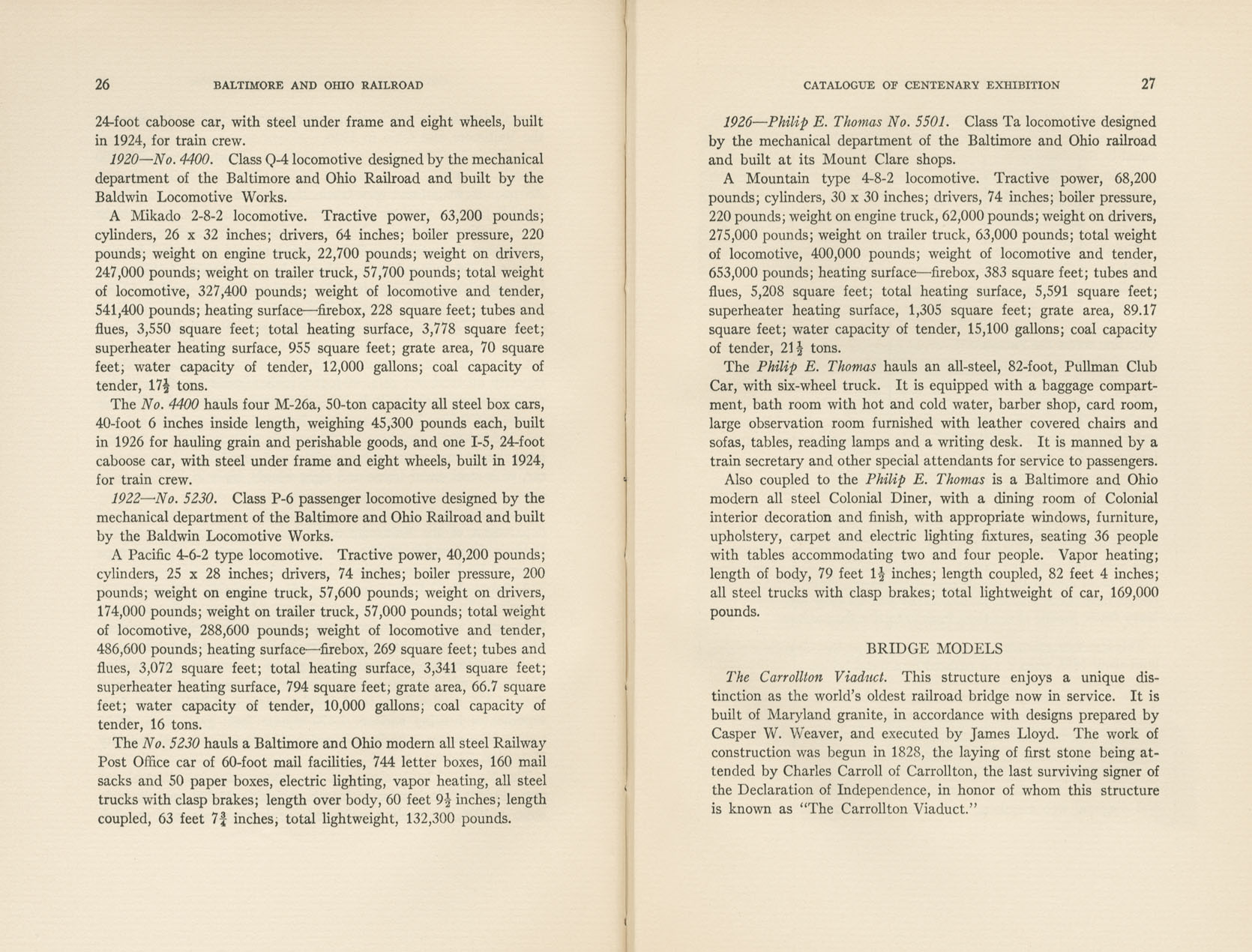 Catalogue of the Centenary Exhibition of the B&O Railroad (2nd ed)