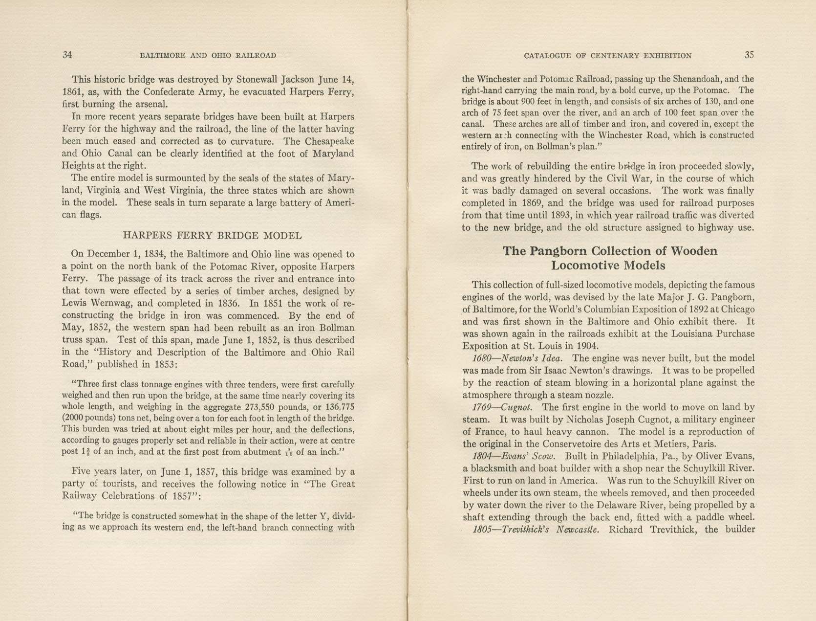 Catalogue of the Centenary Exhibition of the B&O Railroad (2nd ed)