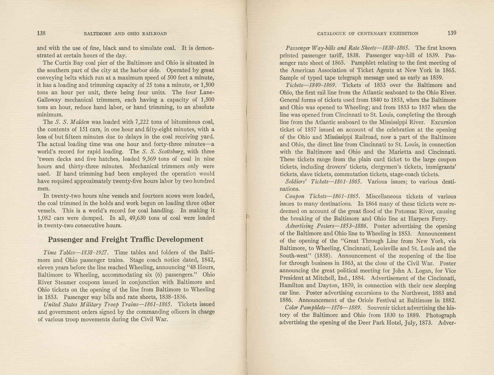 Catalogue of the Centenary Exhibition of the B&O Railroad (2nd ed)