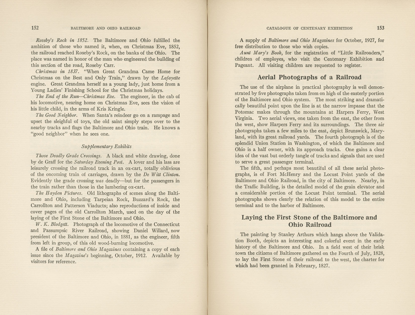 Catalogue of the Centenary Exhibition of the B&O Railroad (2nd ed)