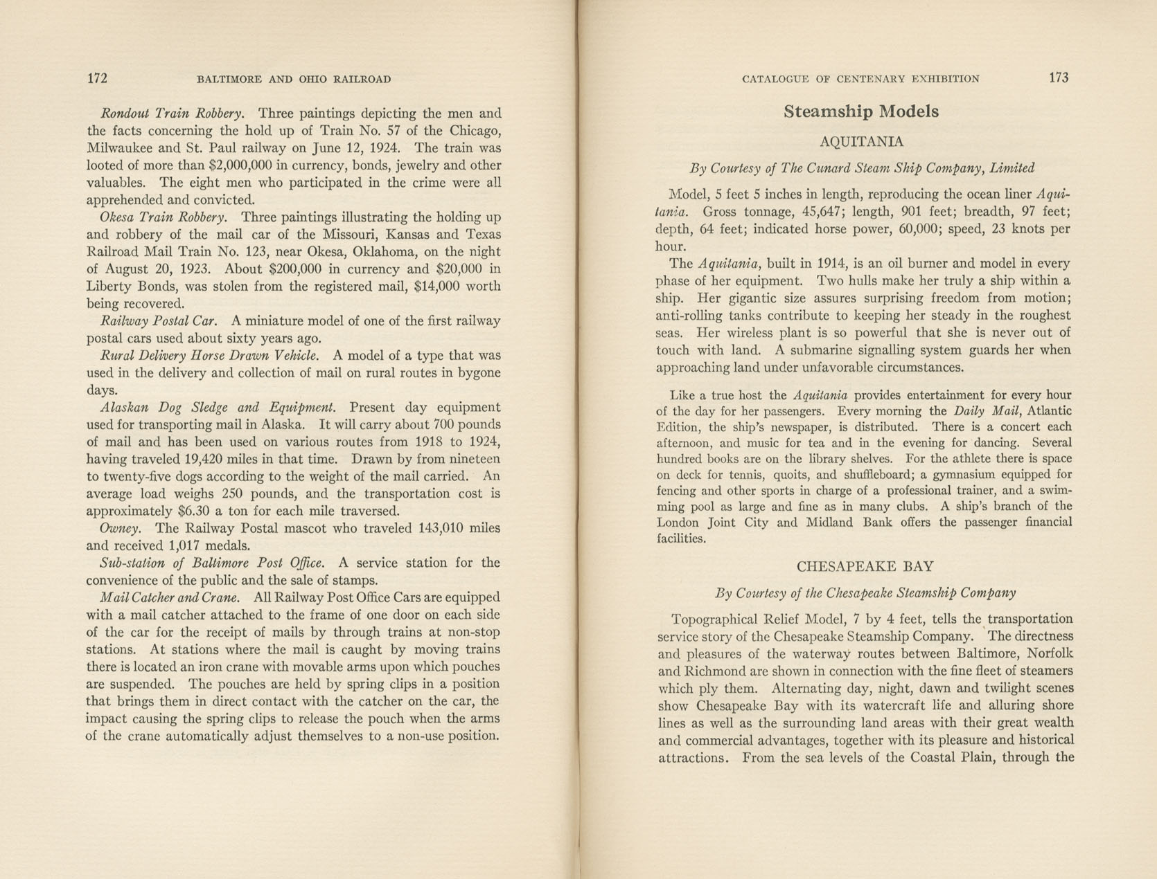 Catalogue of the Centenary Exhibition of the B&O Railroad (2nd ed)