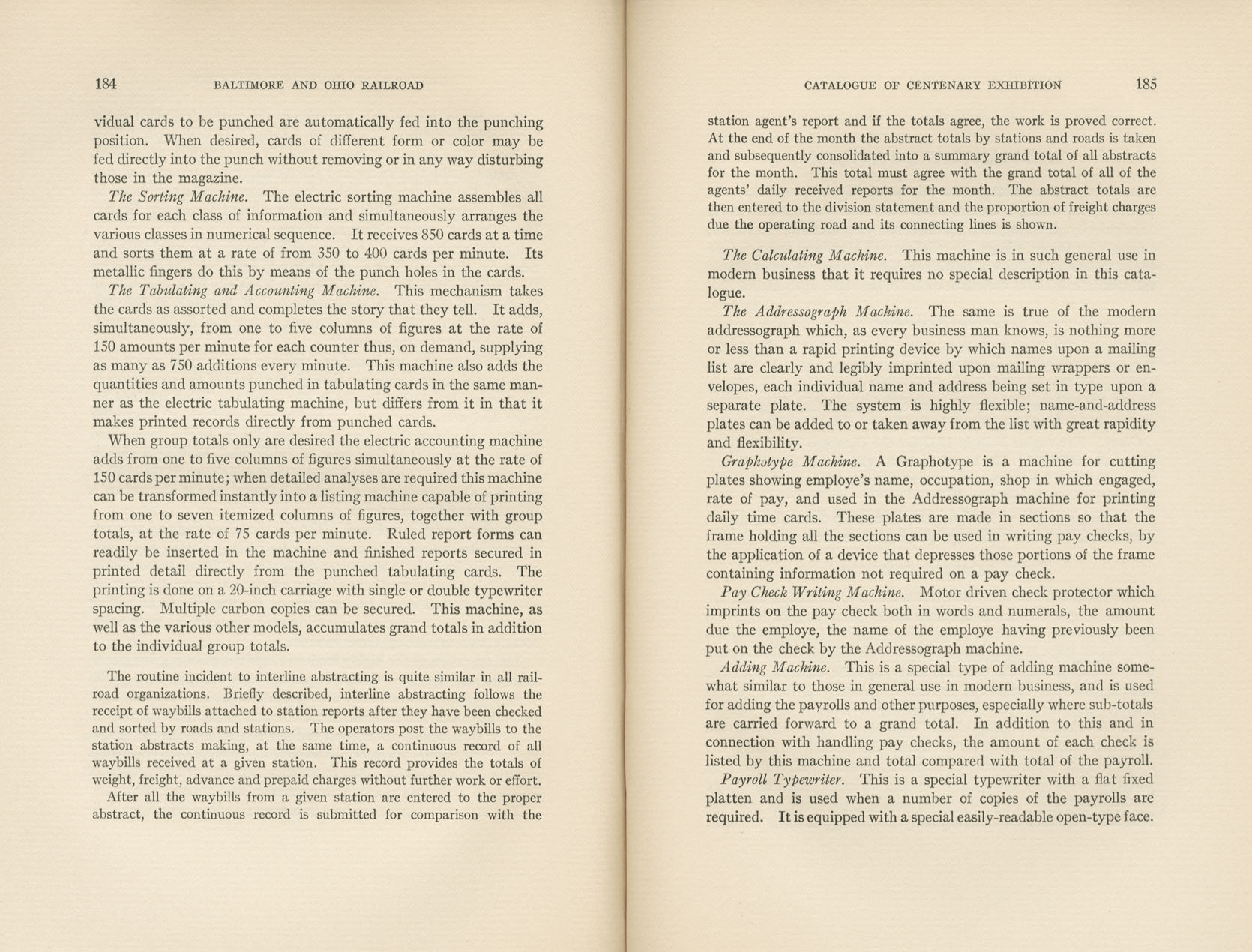 Catalogue of the Centenary Exhibition of the B&O Railroad (2nd ed)