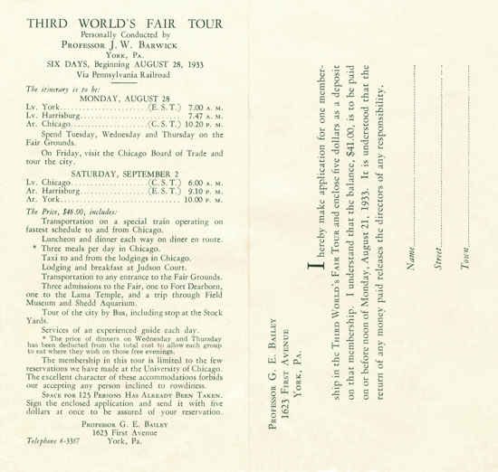 Third World's Fair Tour