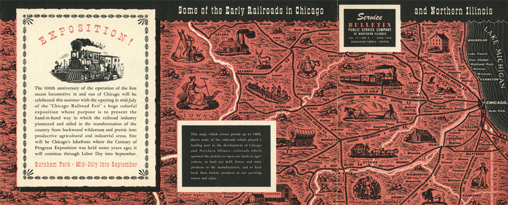 Some of the Early Railroads in Illinois