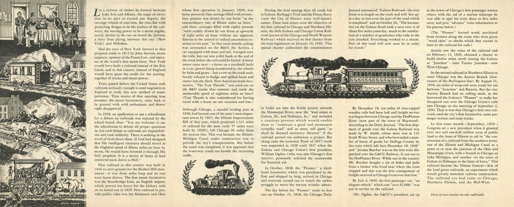 Some of the Early Railroads in Illinois