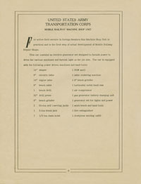 USA Transportion Corps Exhibit