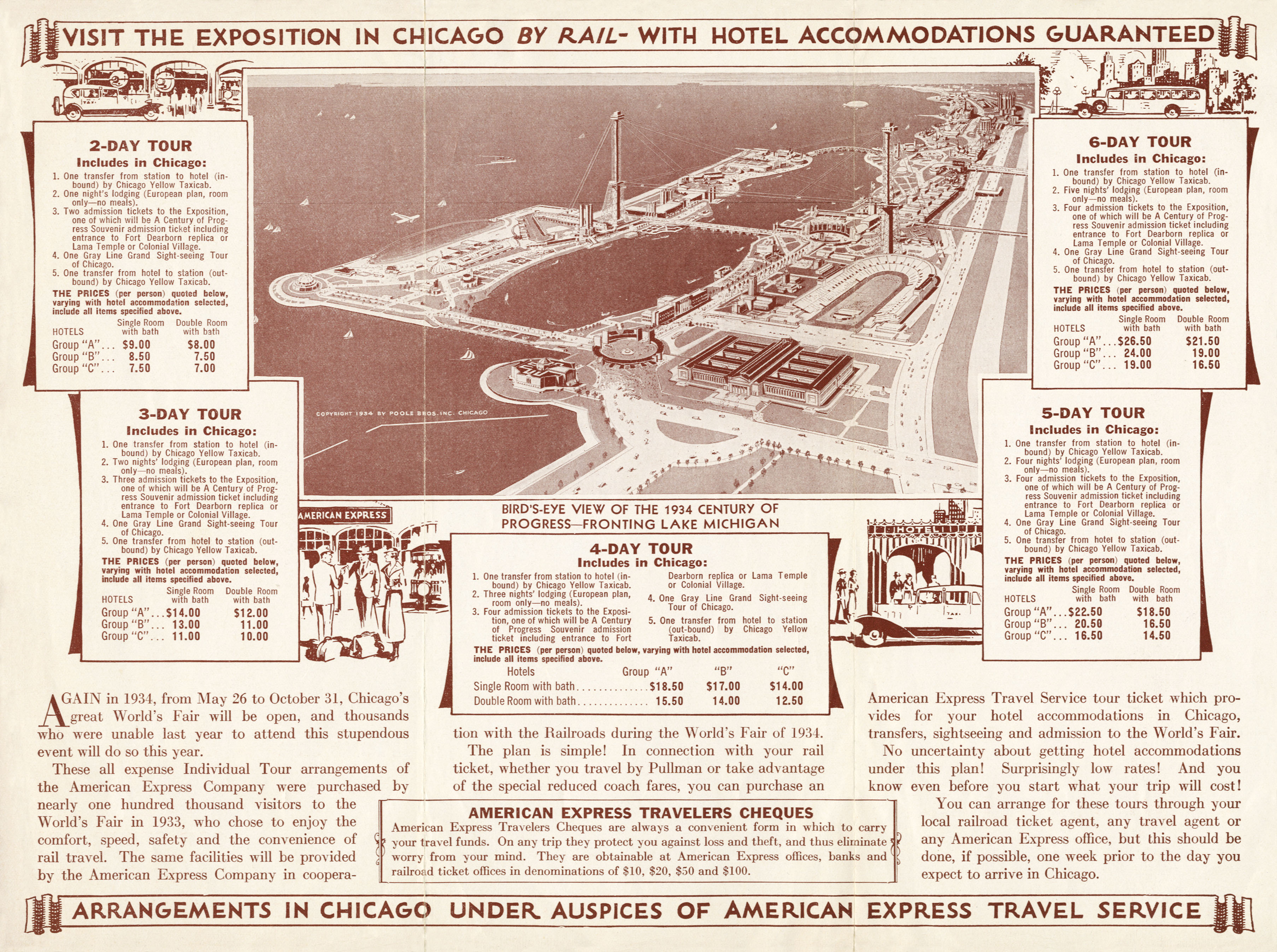 Visit the Exposition by Rail