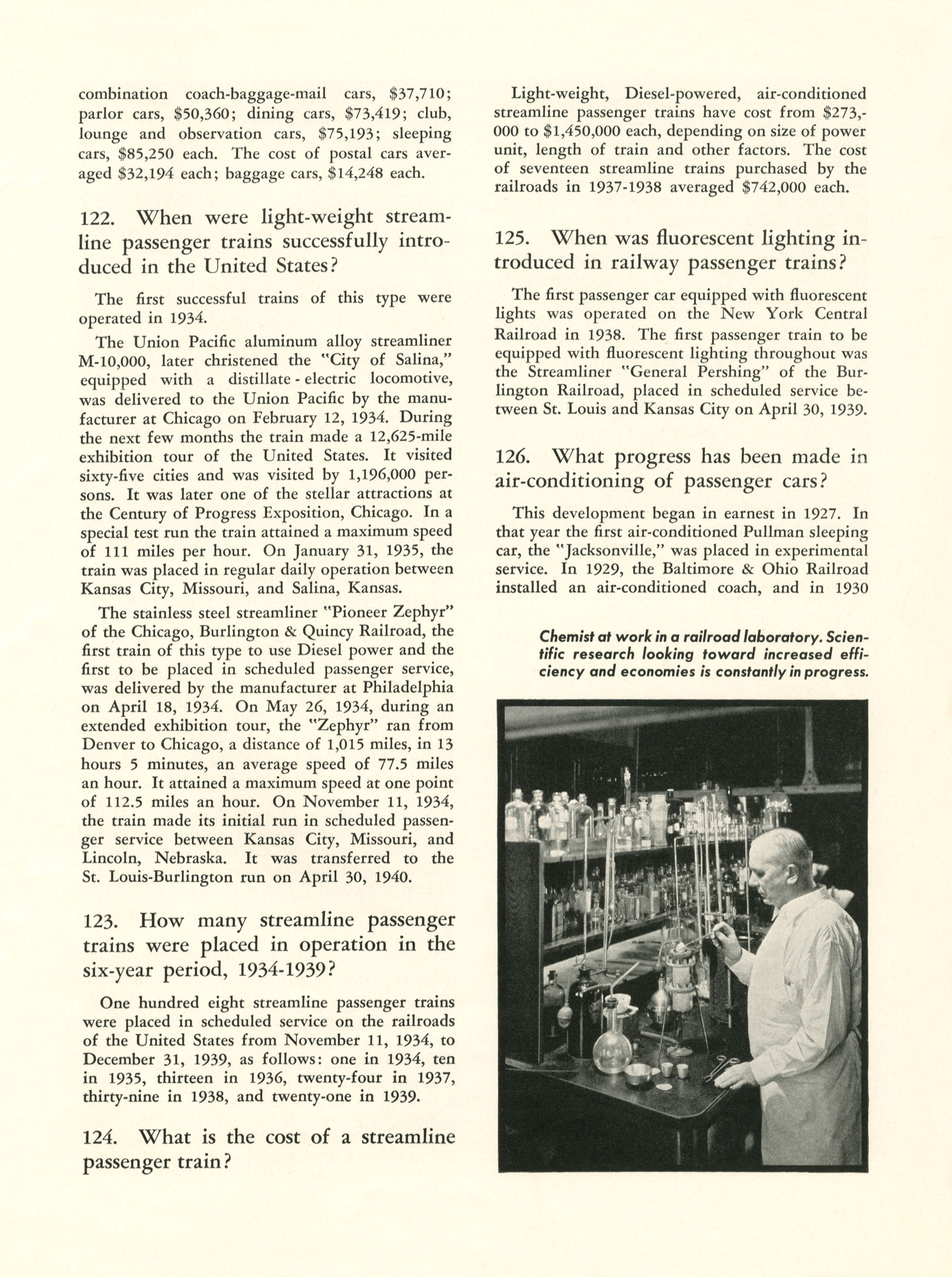 Quiz on Railroads and Railroading