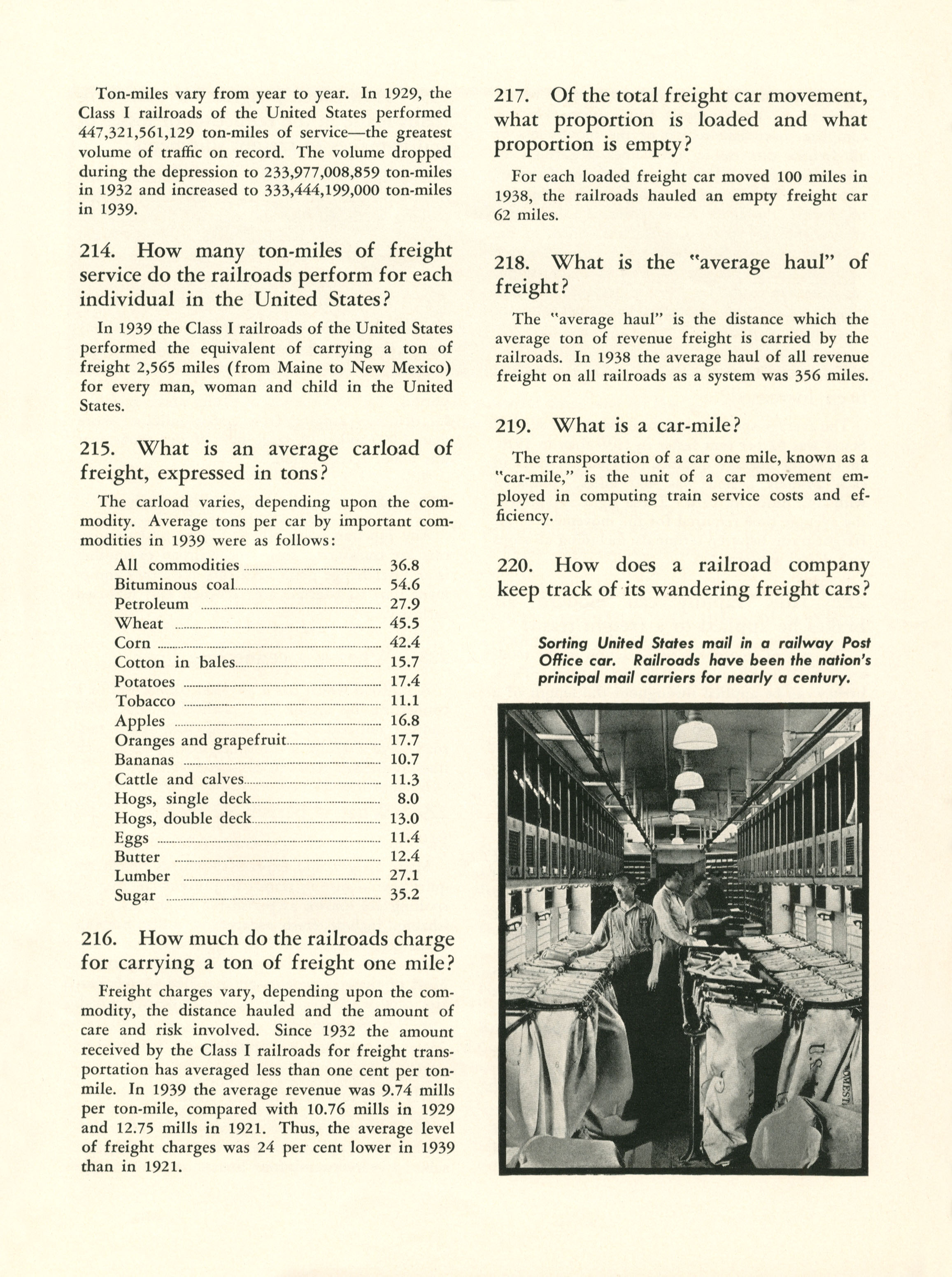 Quiz on Railroads and Railroading