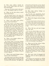 Quiz on Railroads and Railroading