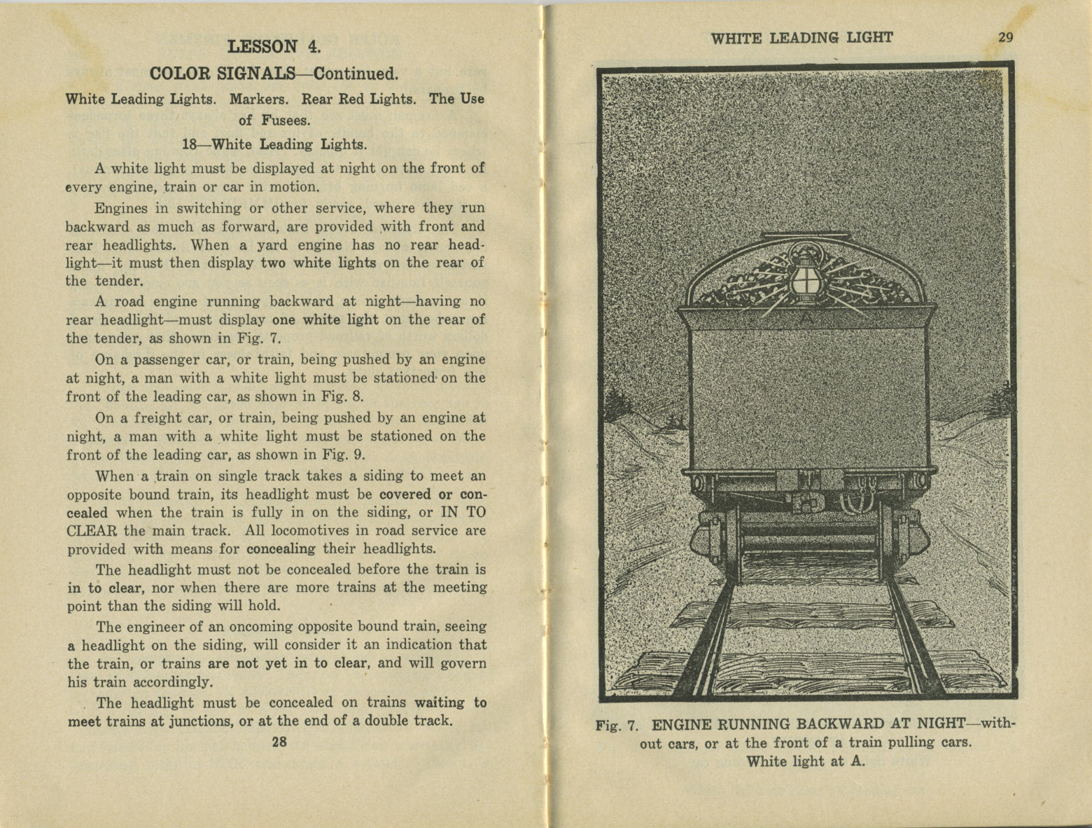 Standard Railroad Signals