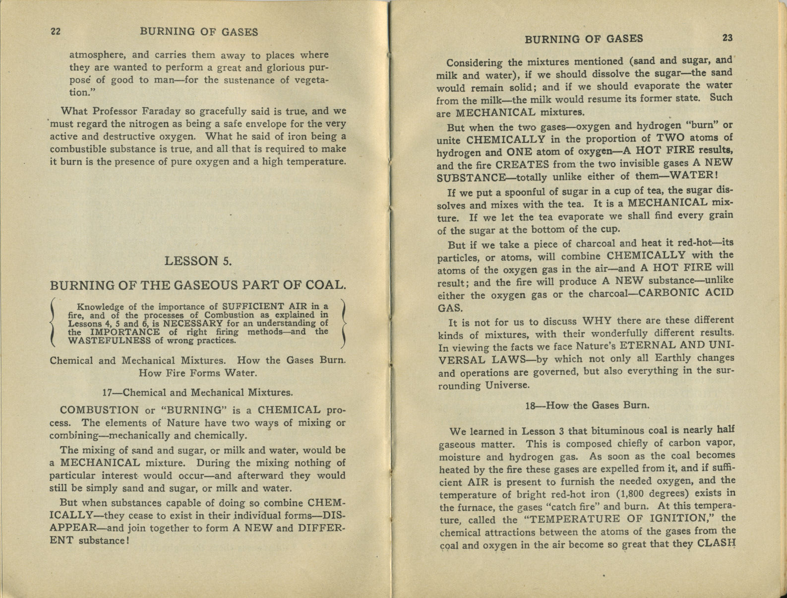 Baker, Firing With Bituminous Coal