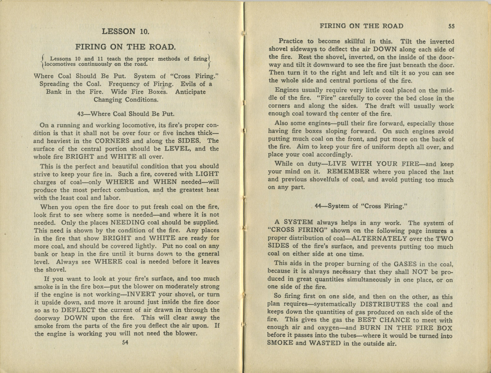 Baker, Firing With Bituminous Coal