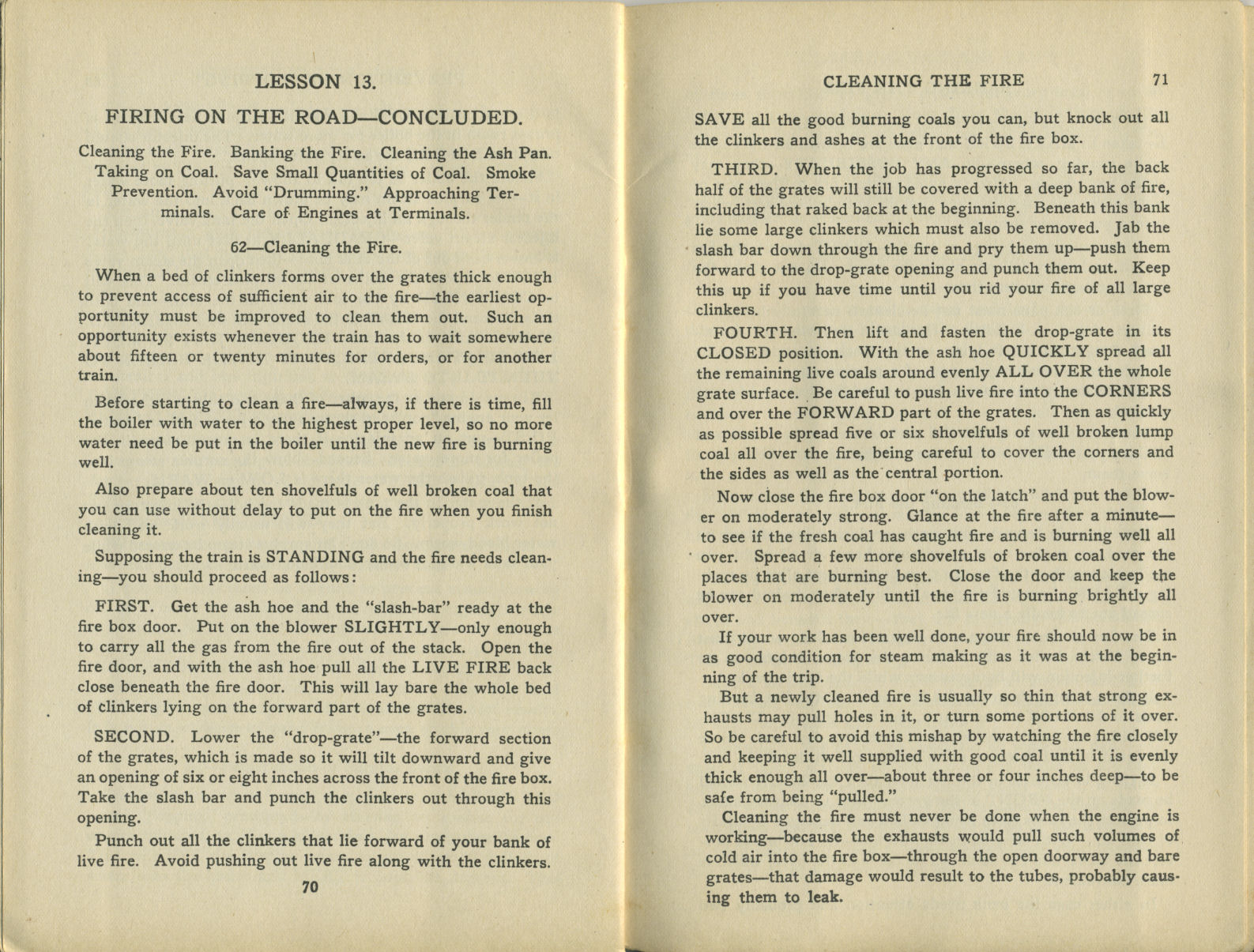 Baker, Firing With Bituminous Coal
