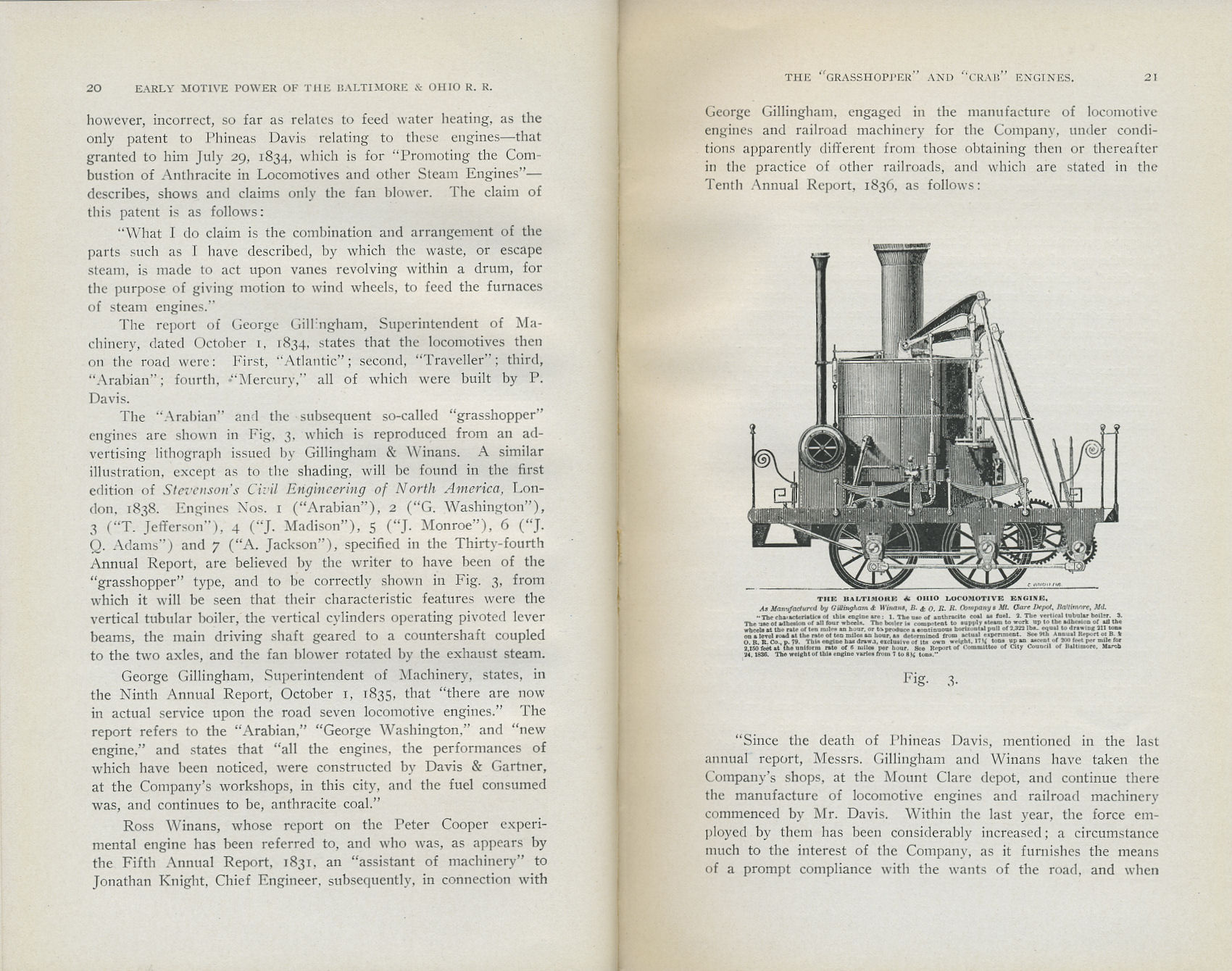 Bell, Motive Power of the B&O