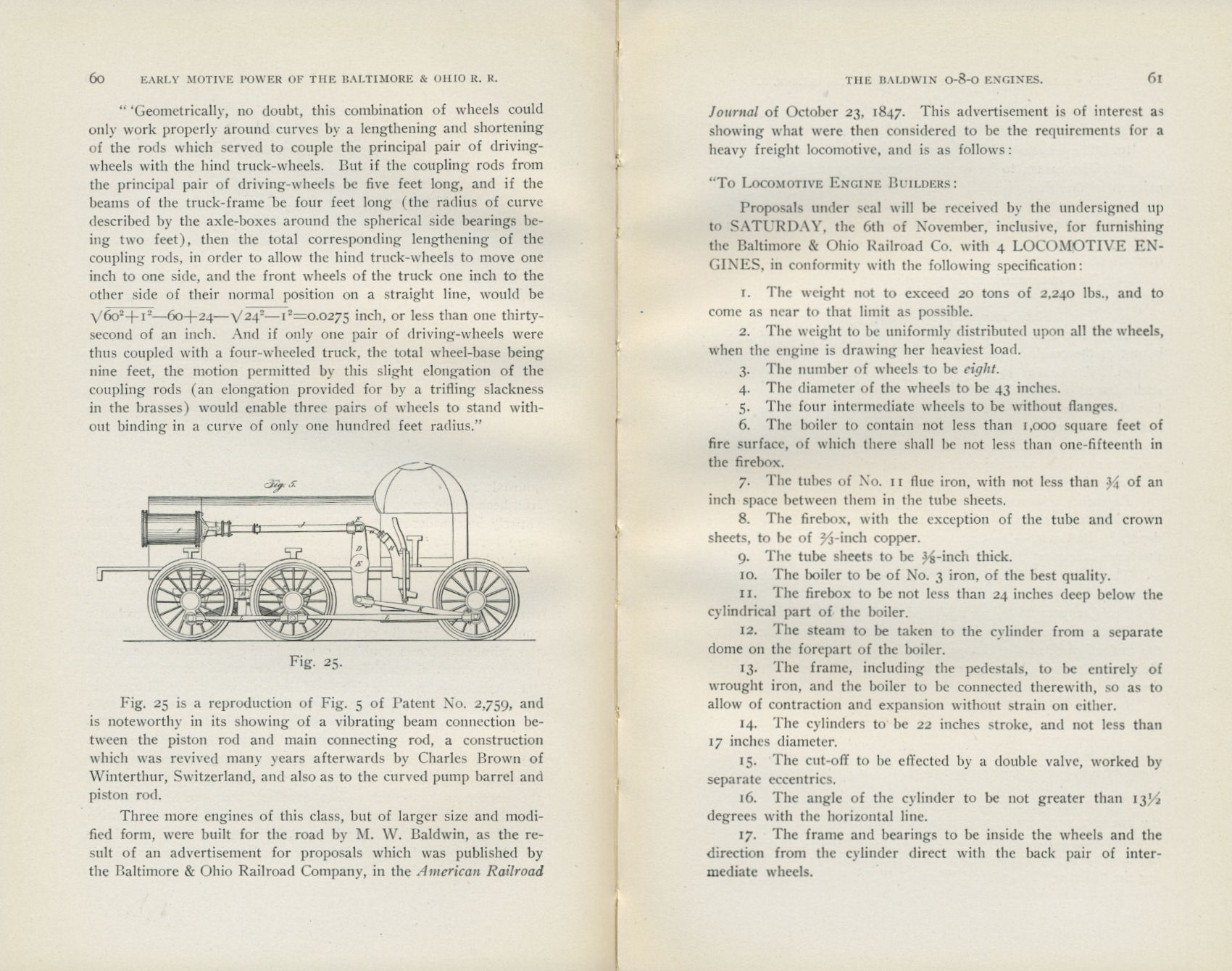 Bell, Motive Power of the B&O