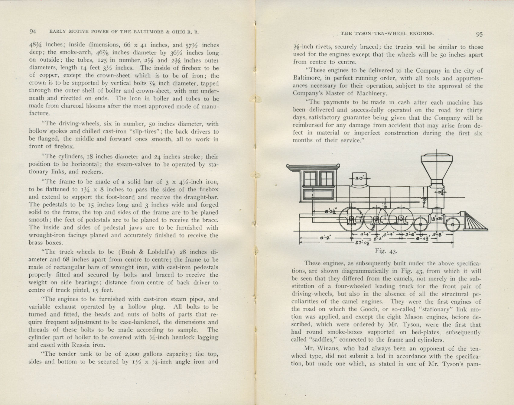 Bell, Motive Power of the B&O