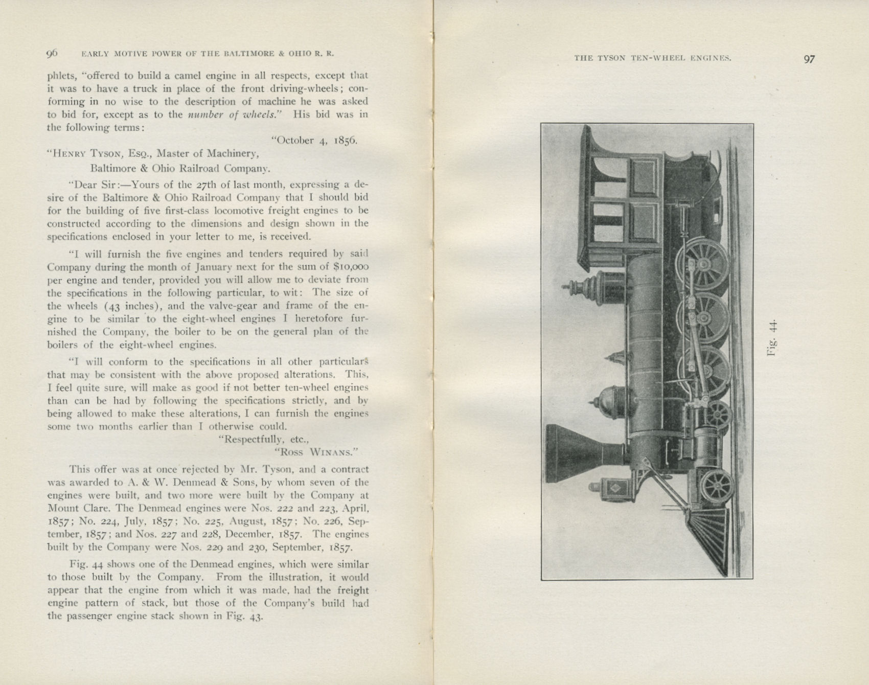 Bell, Motive Power of the B&O