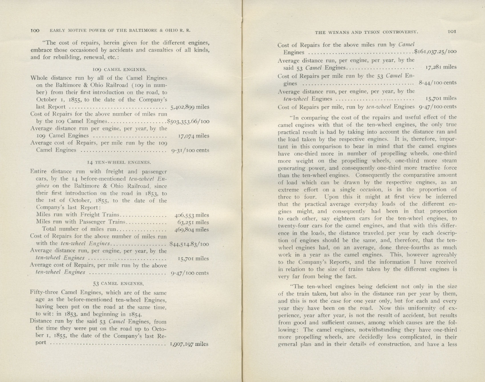 Bell, Motive Power of the B&O