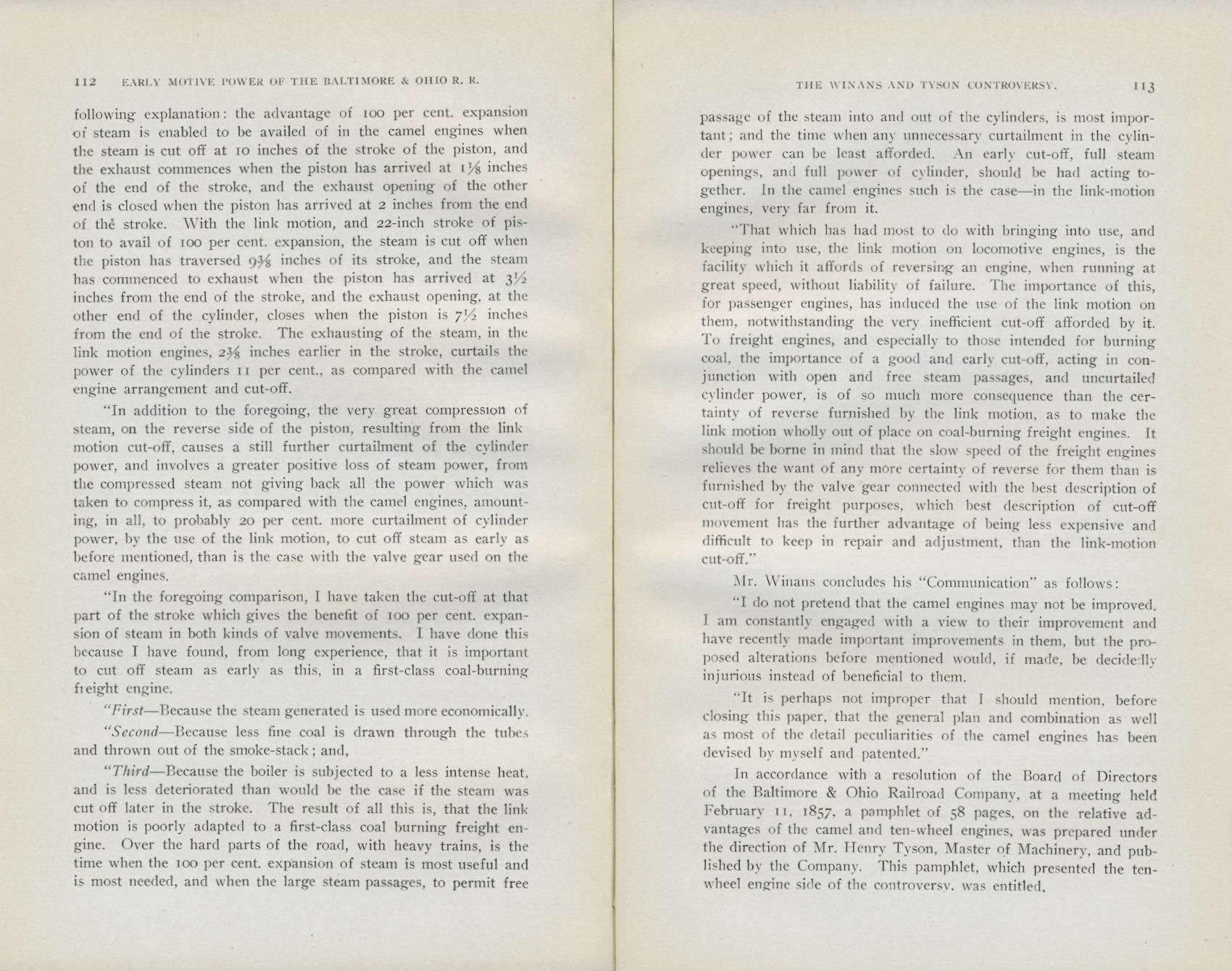 Bell, Motive Power of the B&O