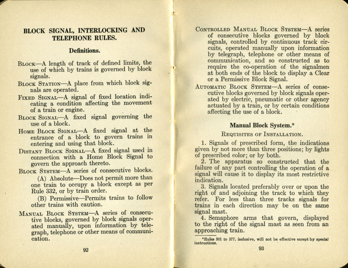 Rules & Regulations