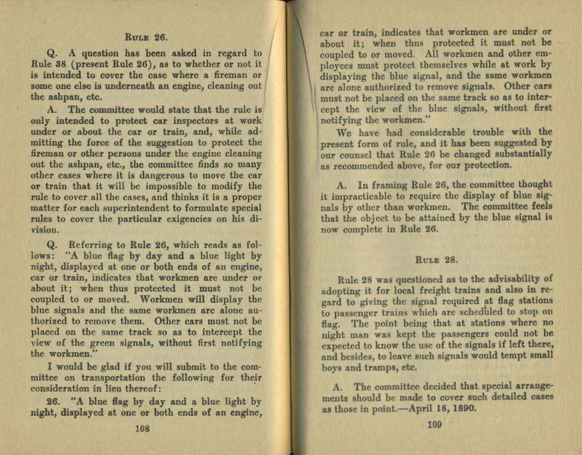 Standard Train Rule Examination