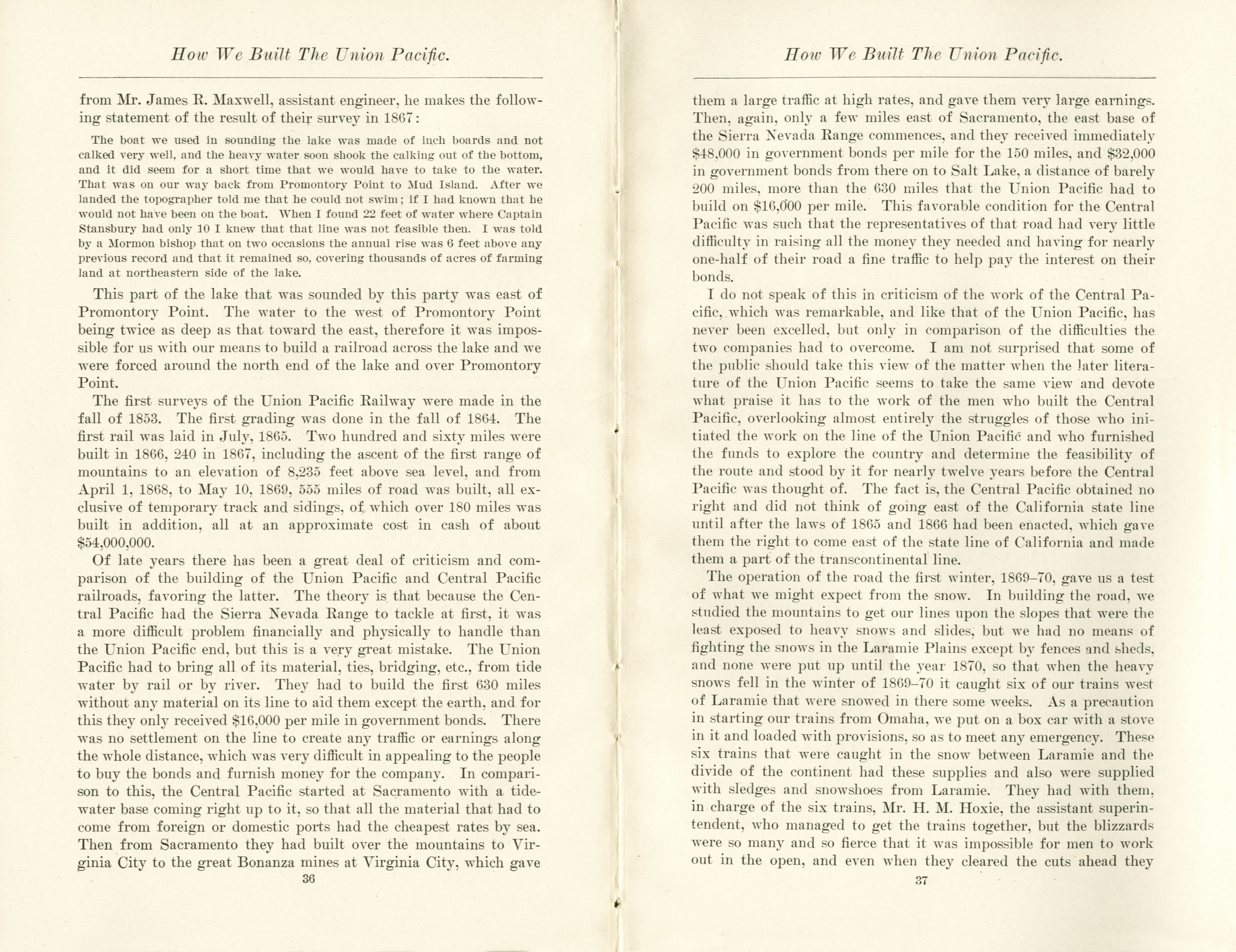 How We Built the Union Pacific Railway