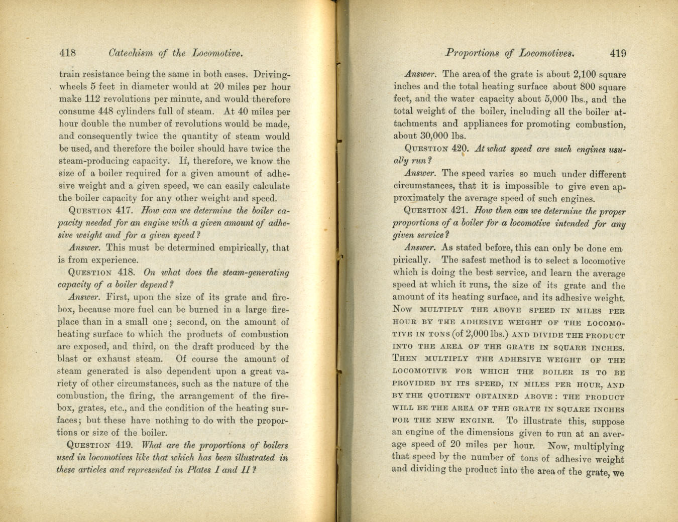 Catechism of the Locomotive