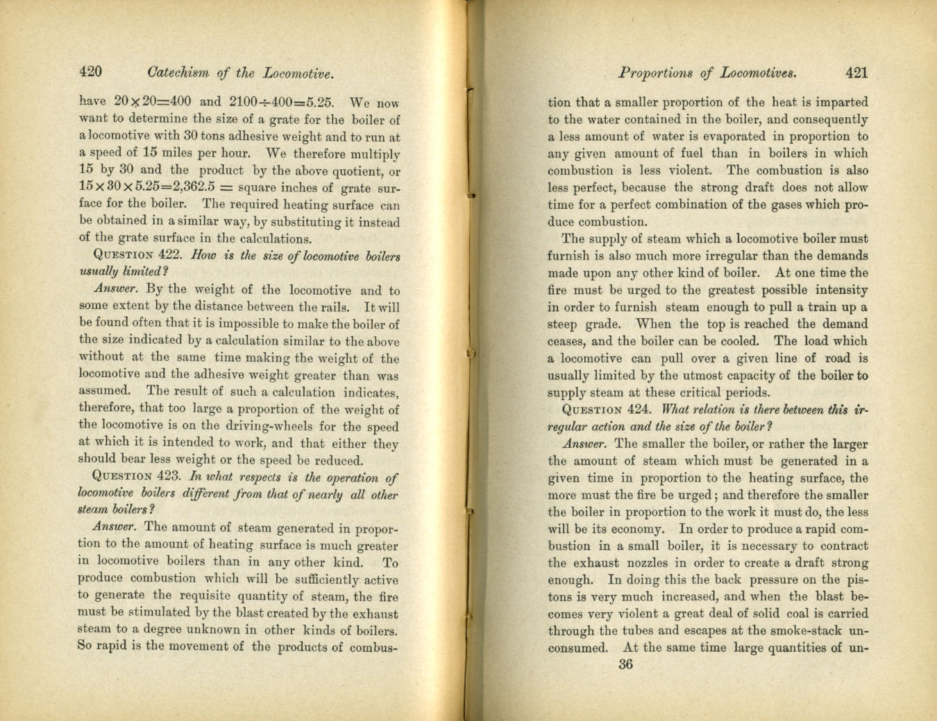 Catechism of the Locomotive