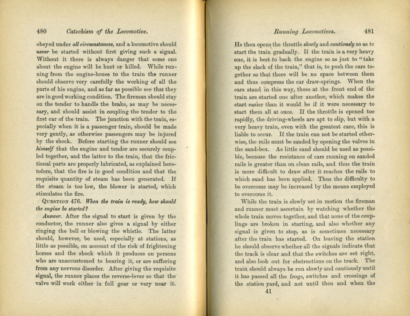 Catechism of the Locomotive