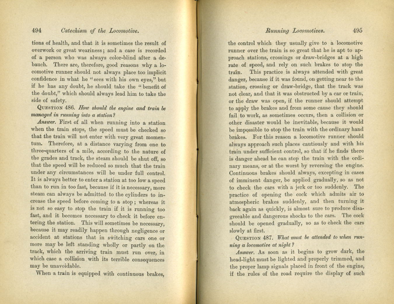 Catechism of the Locomotive