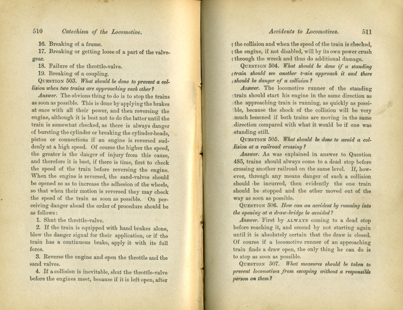Catechism of the Locomotive