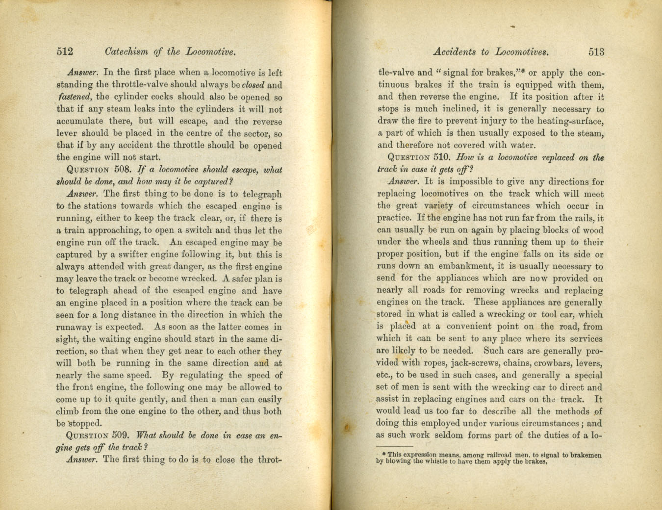 Catechism of the Locomotive