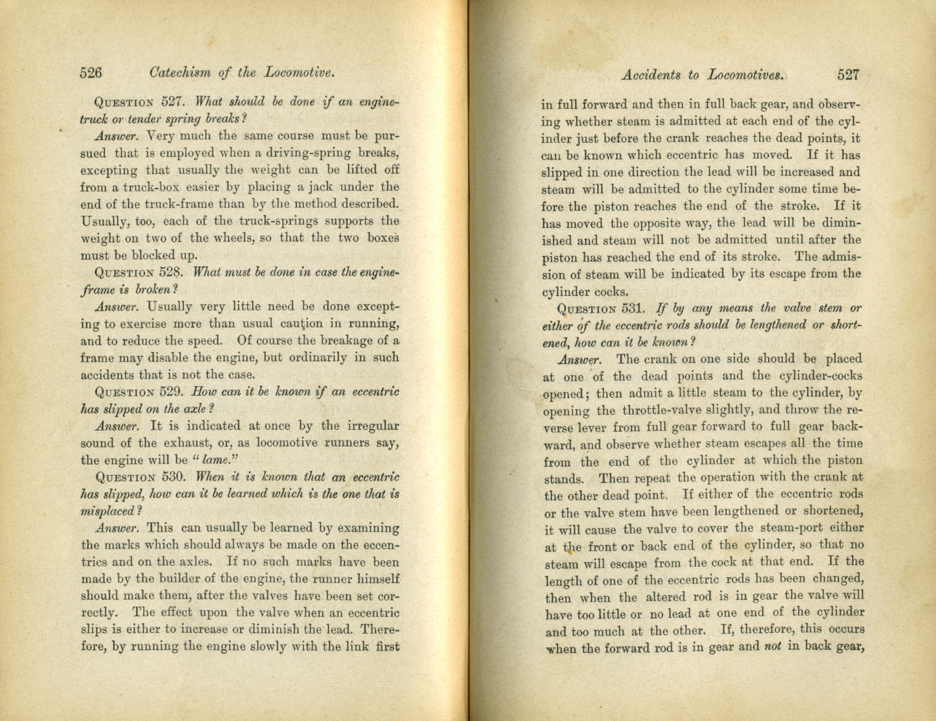 Catechism of the Locomotive