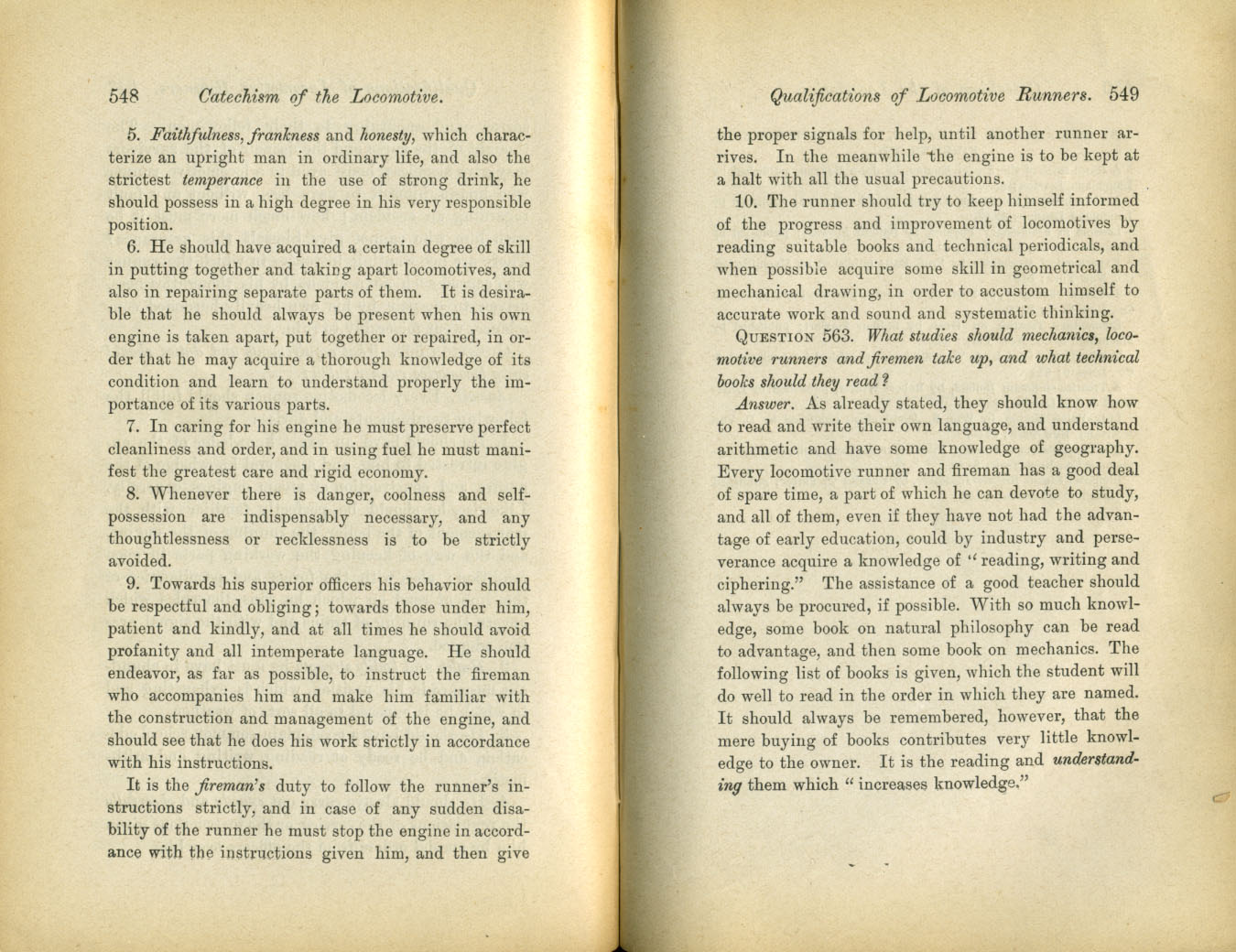 Catechism of the Locomotive