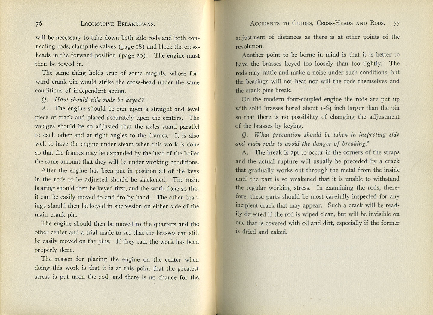 Locomotive Breakdowns