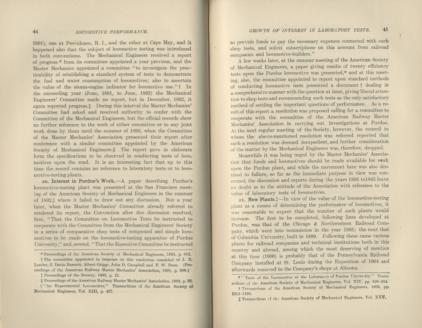 Locomotive Performance