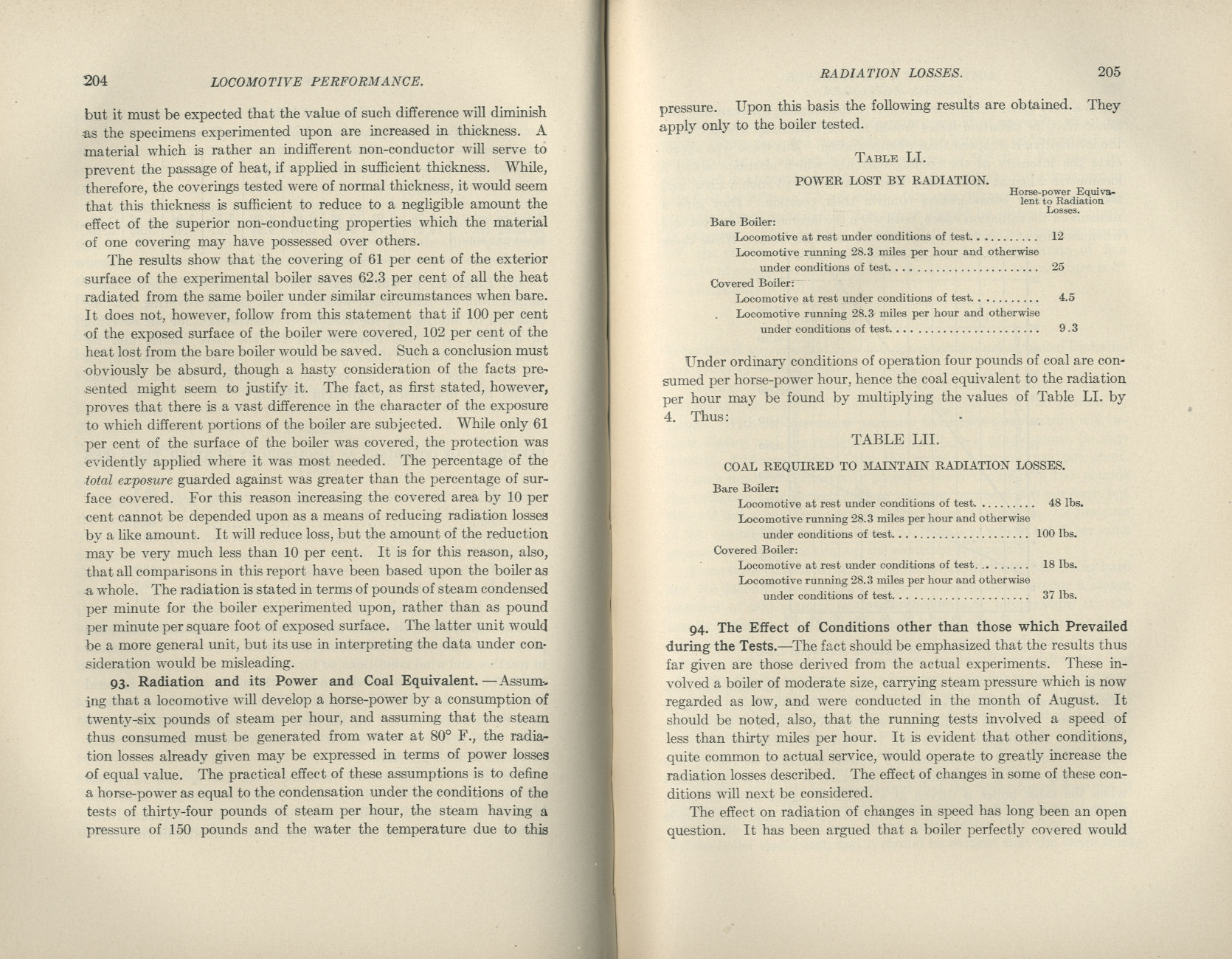 Locomotive Performance