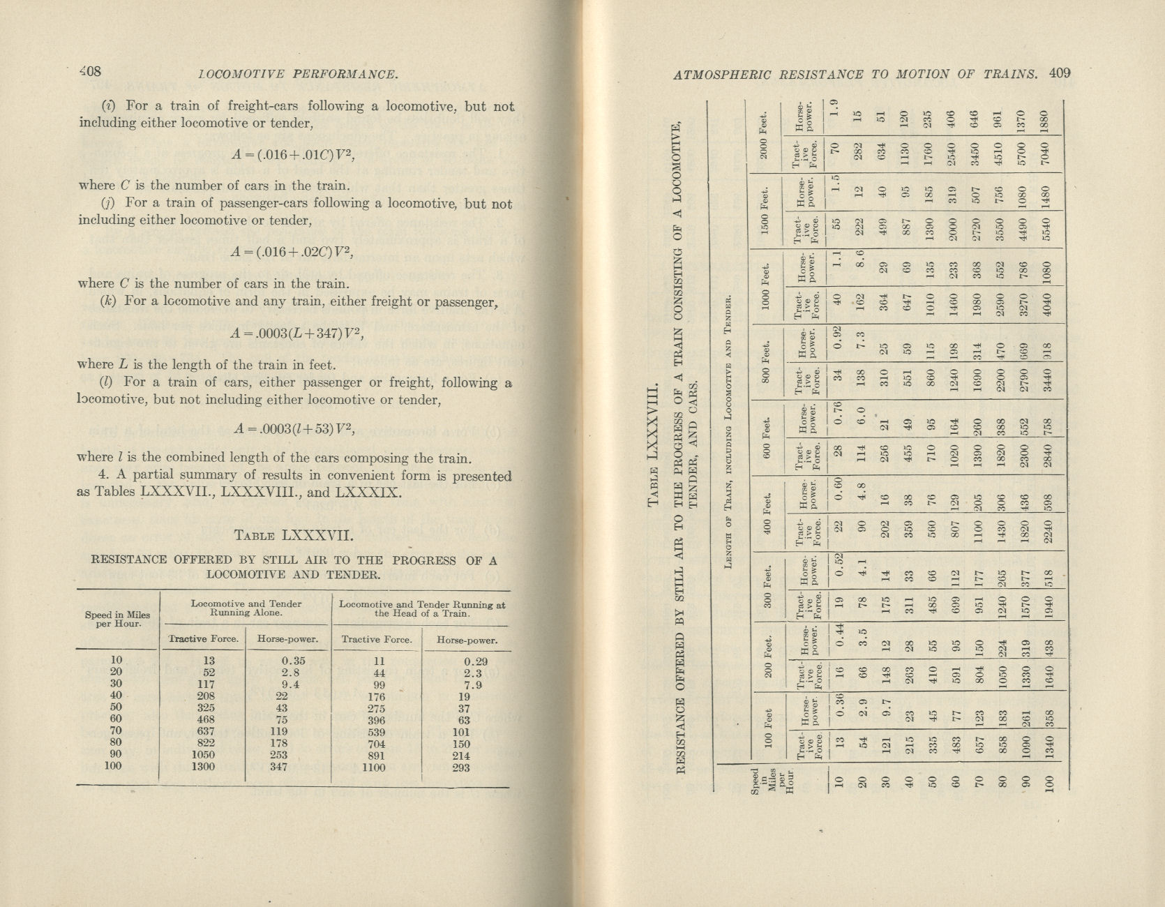 Locomotive Performance