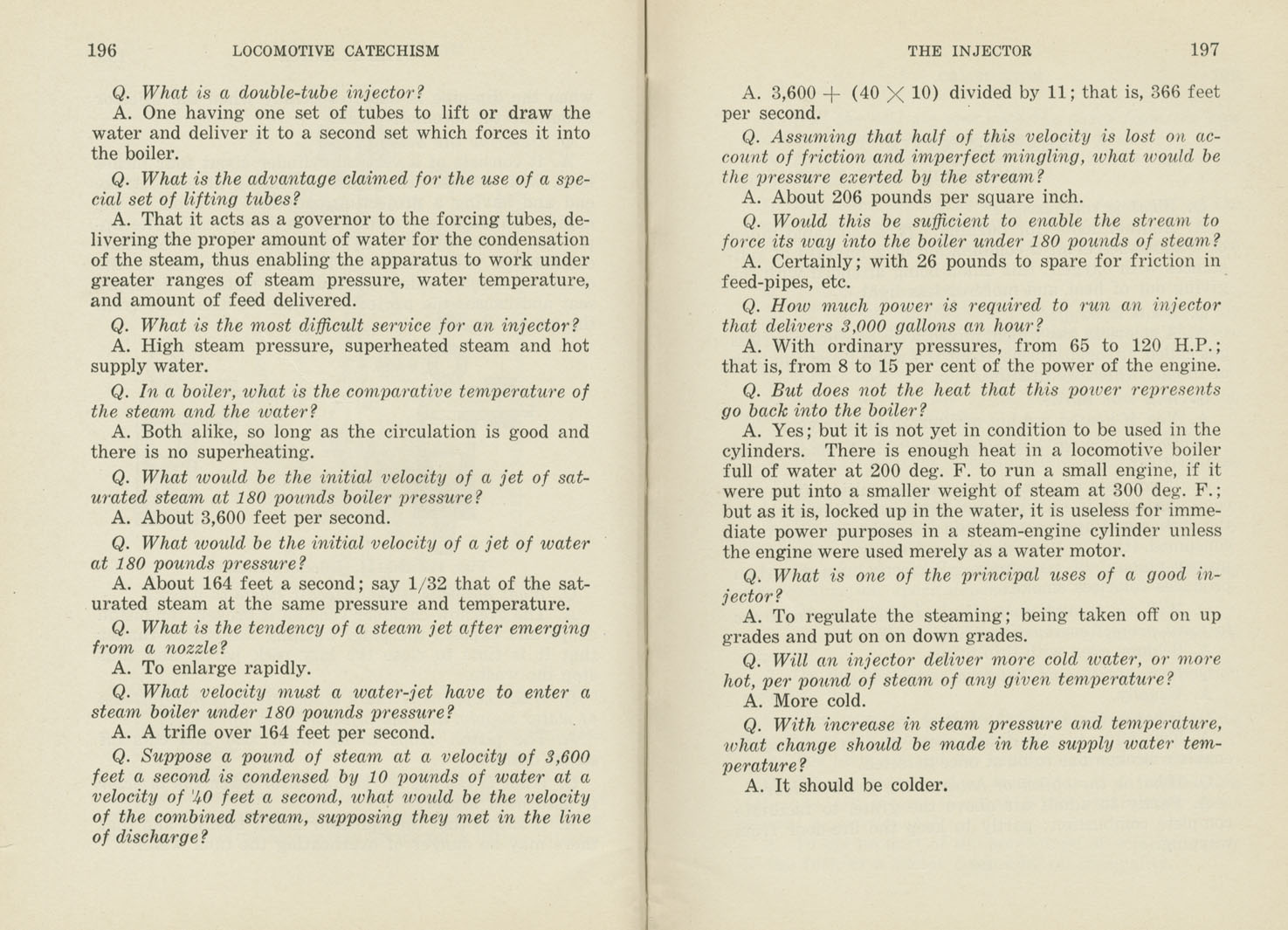 Locomotive Catechism