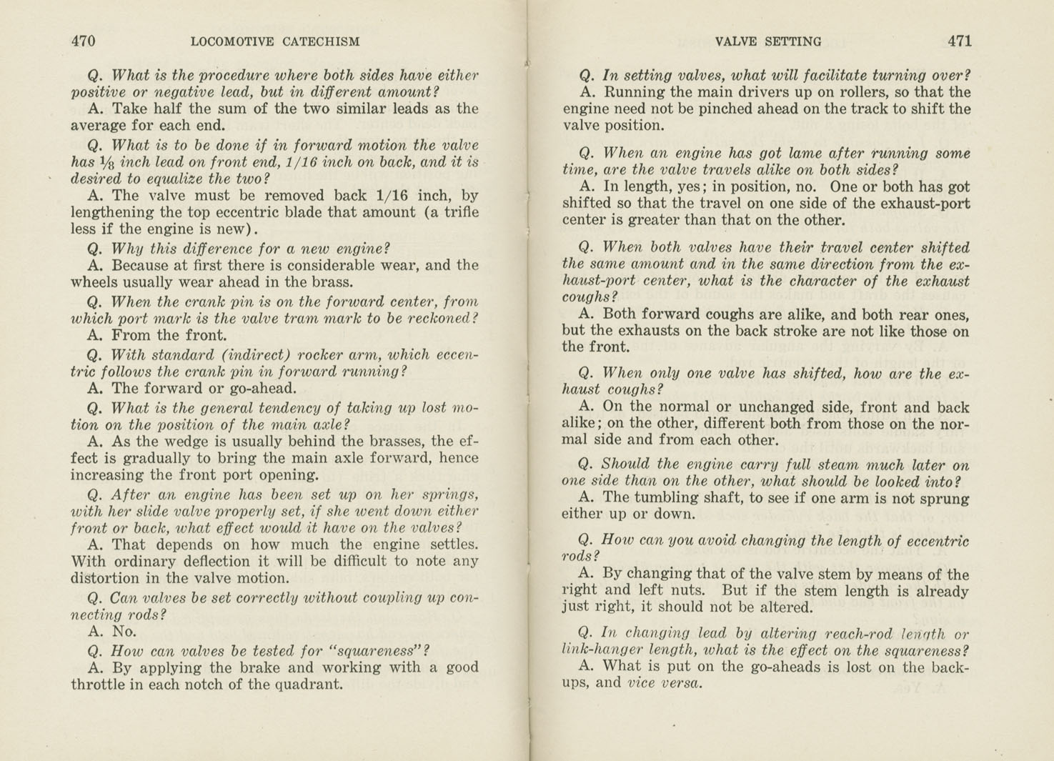 Locomotive Catechism