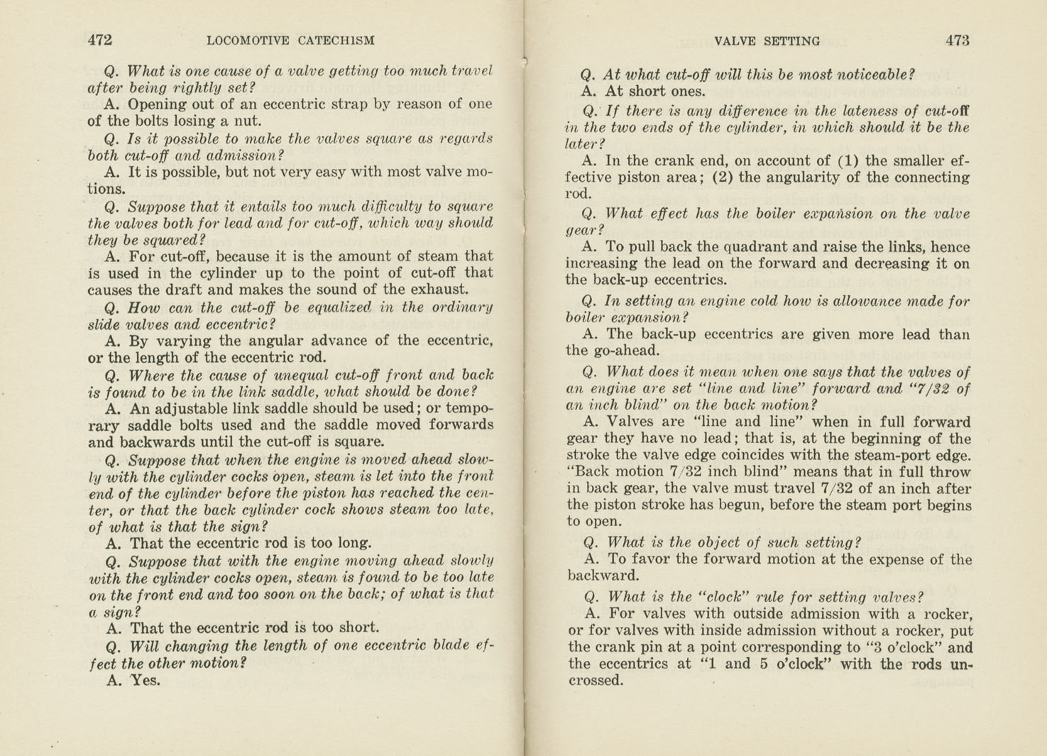 Locomotive Catechism