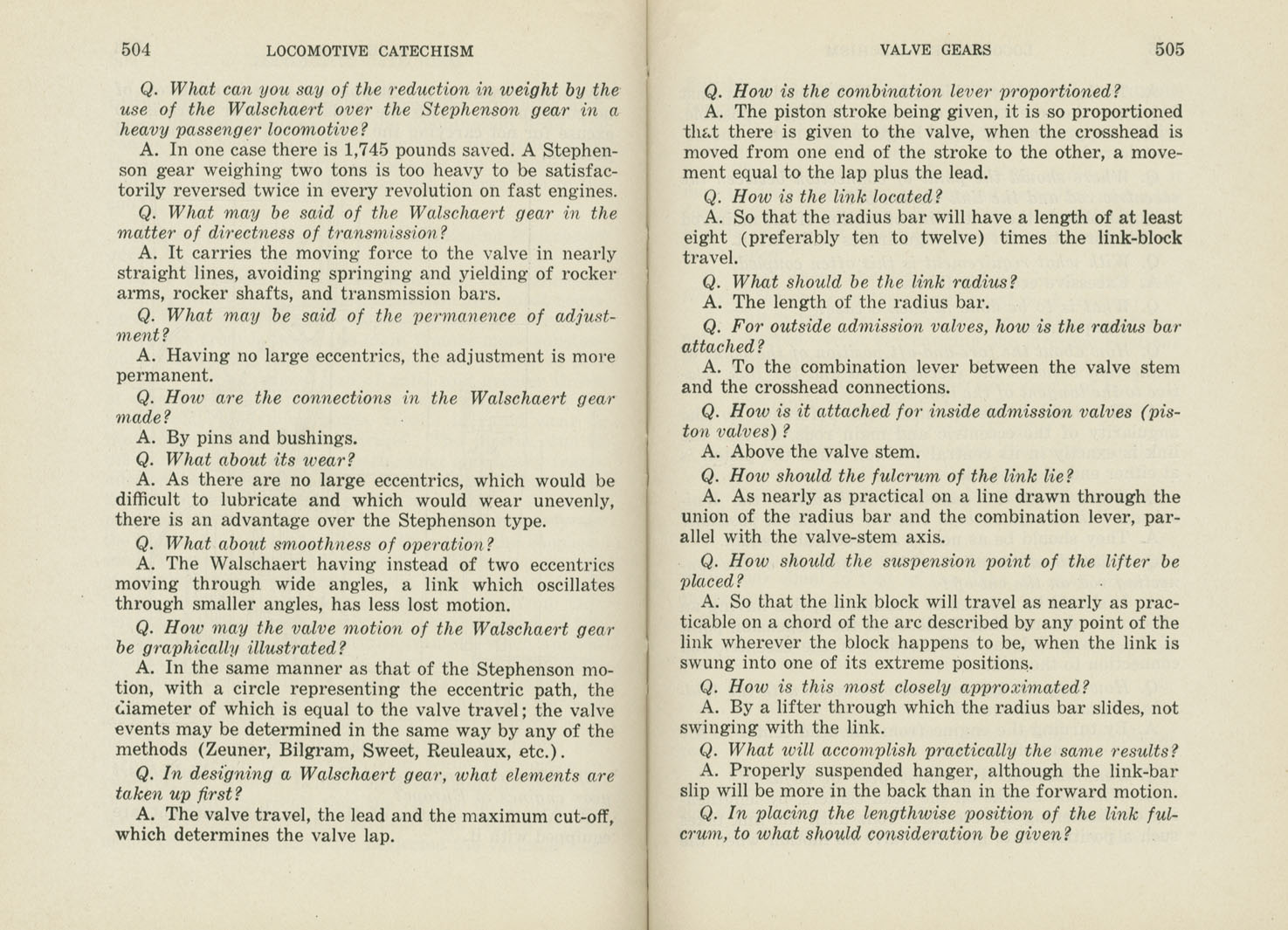 Locomotive Catechism